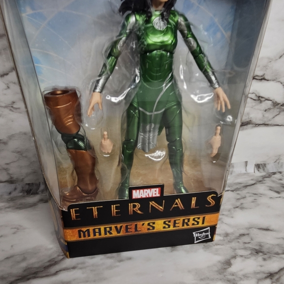 New In Box Eternals Marvel Legends Sersi - Picture 4 of 9